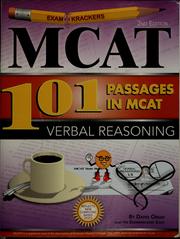 Cover of: Examkrackers MCAT by David Orsay, David Orsay