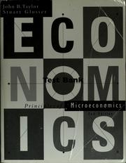 Cover of: Principles of microeconomics by John B. Taylor