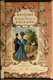 Cover of: A history of everyday things in England: volume iv 1851 to 1914