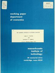 Cover of: The economic effects of dividend taxation