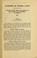 Cover of: Synopsis of school laws enacted by the twenty-ninth regular session of the Legislative assembly of Oregon, 1917