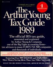 Cover of: The Arthur Young tax guide, 1989 by Peter W. Bernstein, Peter W. Bernstein