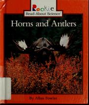 Cover of: Horns and antlers