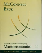 Cover of: Study guide to accompany McConnell and Brue Macroeconomics