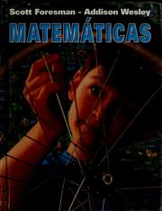 Cover of: Scott Foresman-Addison Wesley matemáticas by Randall I. Charles