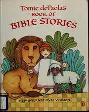 Cover of: Tomie dePaola's book of Bible stories by Jean Little