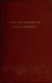 Cover of: The notebook of John Smibert