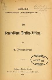 Cover of: Reisen in Zentral- und Nordasien