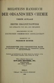 Cover of: Beilsteins Handbuch der organischen Chemie by Friedrich Konrad Beilstein
