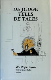 Cover of: De judge tells de tales