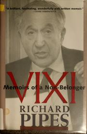 Cover of: Vixi: memoirs of a non-belonger
