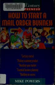 Cover of: How to start a mail order business