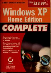 Cover of: Windows XP Home Edition complete