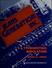 Cover of: Jeans generation inc | Arvella Jones