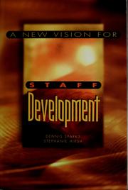 Cover of: A new vision for staff development