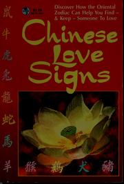 Cover of: Chinese love signs