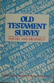 Cover of: Old Testament survey: poetry and prophecy by Clarence H. Benson