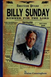 Cover of: Billy Sunday: runner for the Lord