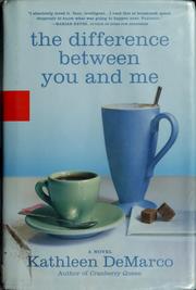 Cover of: The difference between you and me: a novel