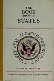 Cover of: The book of the States by Vincent Wilson