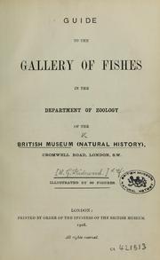 Cover of: Guide to the Gallery of Fishes by British Museum (Natural History). Department of Zoology
