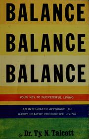 Cover of: Balance, your key to successful living