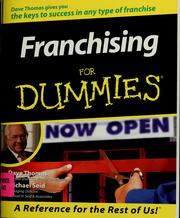 Cover of: Franchising for dummies by R. David Thomas