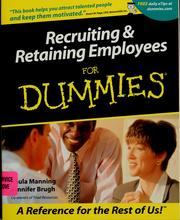 Cover of: Recruiting & retaining employees for dummies