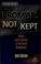 Cover of: Promises not kept