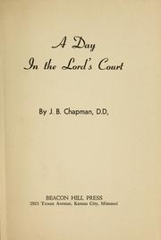 Cover of: A day in the Lord's court