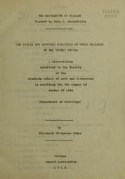 Cover of: The social and economic condition of women teachers in the United States