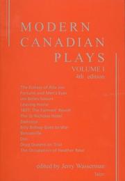 Cover of: Modern Canadian Plays by Jerry Wasserman