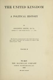 Cover of: The United Kingdom: a political history