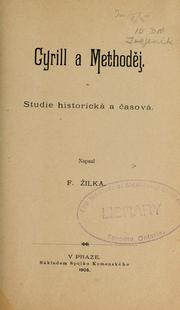 Cover of: Cyrill a Methoděj: studie historická a časová