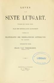 Leven van Sinte Lutgart by Willem van Afflighem