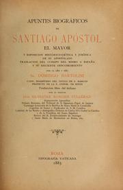 Cover of: Apuntes biográficos de Santiago Apóstol el mayor ...