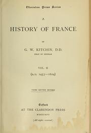 Cover of: A history of France