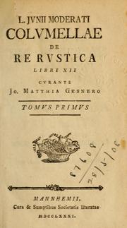 Cover of: [Scriptores rei rusticae veteres latini by Johann Matthias Gesner