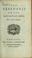 Cover of: Quae exstant opera