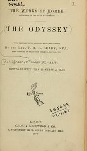 Cover of: The works of Homer by Όμηρος, Όμηρος