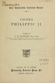 Cover of: Philippic II