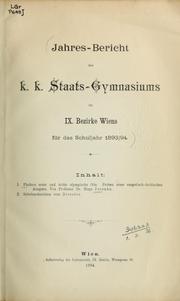 Cover of: Pindars erste und dritte olympische Ode: Proben einer exegetisch-kritischen Ausgabe