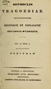 Cover of: Tragoediae