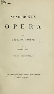 Cover of: Opera by Xenophon