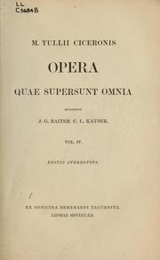 Cover of: Opera quae supersunt omnia