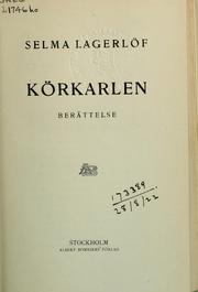 Cover of: Körkarlen by Selma Lagerlöf