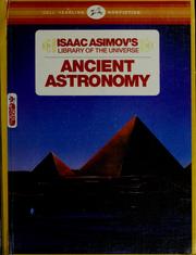 Cover of: Ancient astronomy by Isaac Asimov