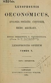 Cover of: Opera by Xenophon