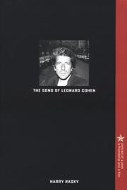 Cover of: The Song of Leonard Cohen: Portrait of a Poet, A Friendship & a Film