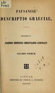 Cover of: Descriptio Graeciae by Pausânias (Pseudonym)